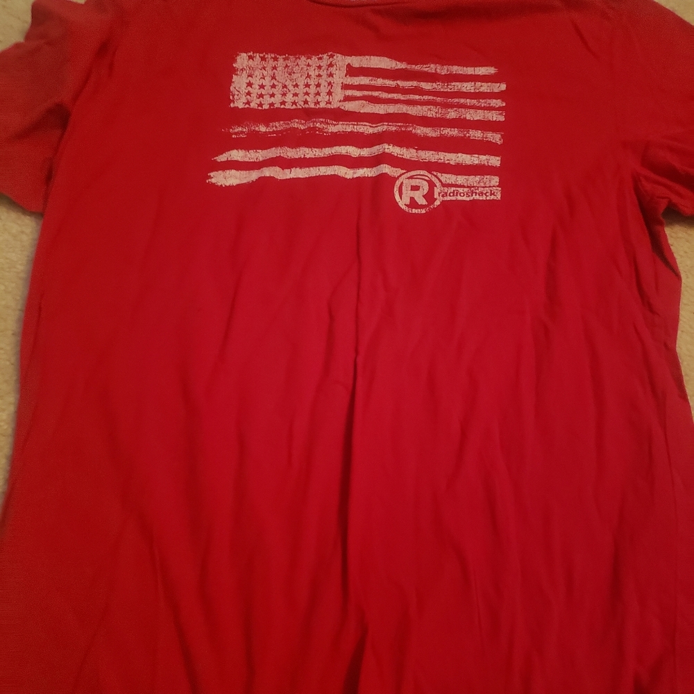 Radio shack red shirt size medium